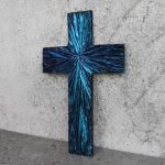 Kék fali kereszt, feszület