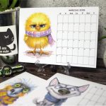 2026-os Vicces asztali kártyanaptár ScarField