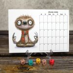 2026-os Vicces asztali kártyanaptár ScarField