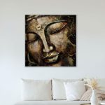 Barna Buddha festmény vászonnyomat 